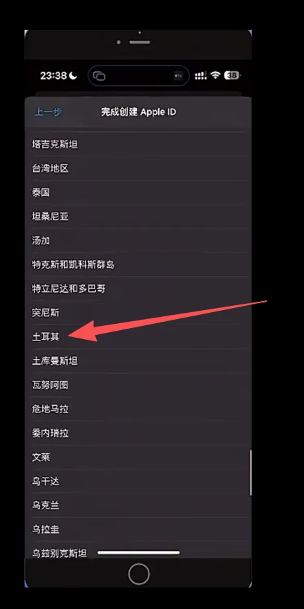![Apple ID 国家与地区列表选择土耳其](./images/turkey-apple-id-country-region.webp)